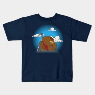 Throne of the Unibrowed King Kids T-Shirt